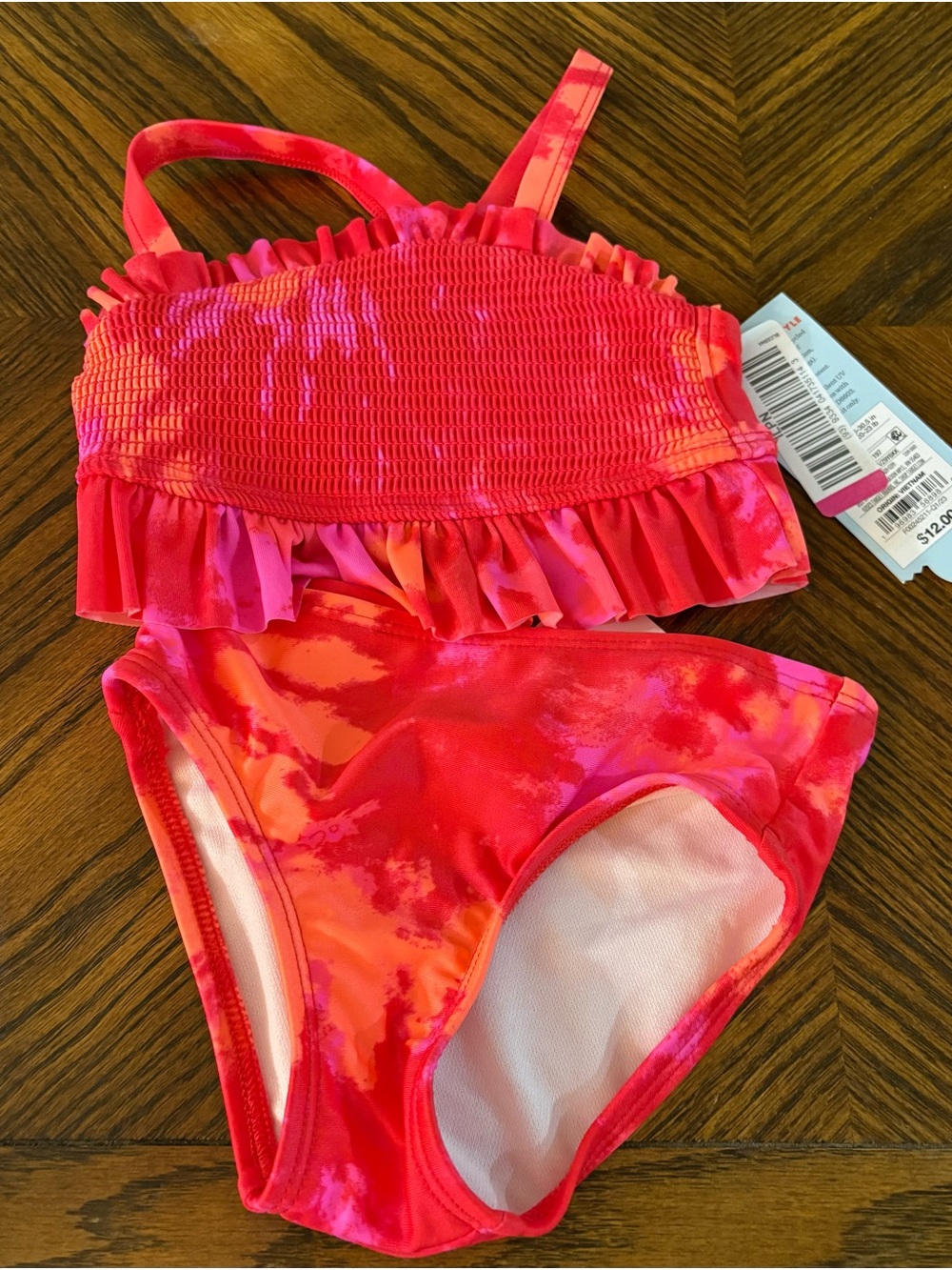 Cat and Jack Tie Dye Bikini - 12 month - NWT